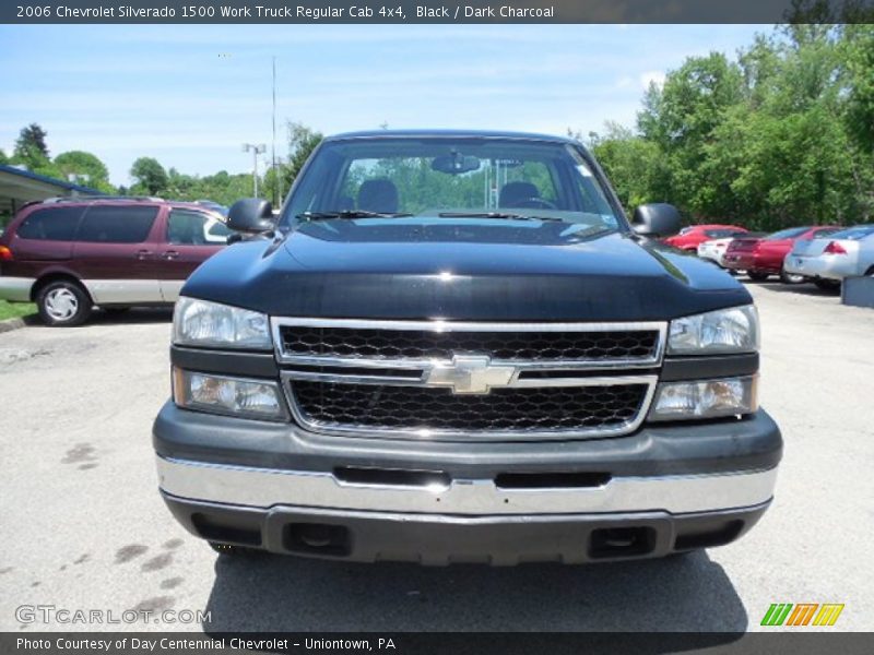 Black / Dark Charcoal 2006 Chevrolet Silverado 1500 Work Truck Regular Cab 4x4