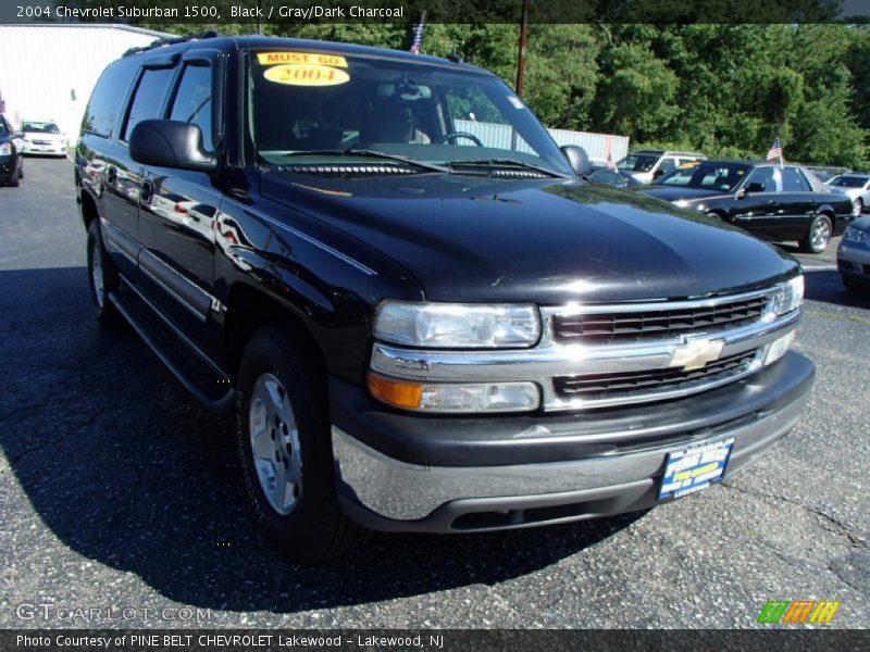 Black / Gray/Dark Charcoal 2004 Chevrolet Suburban 1500