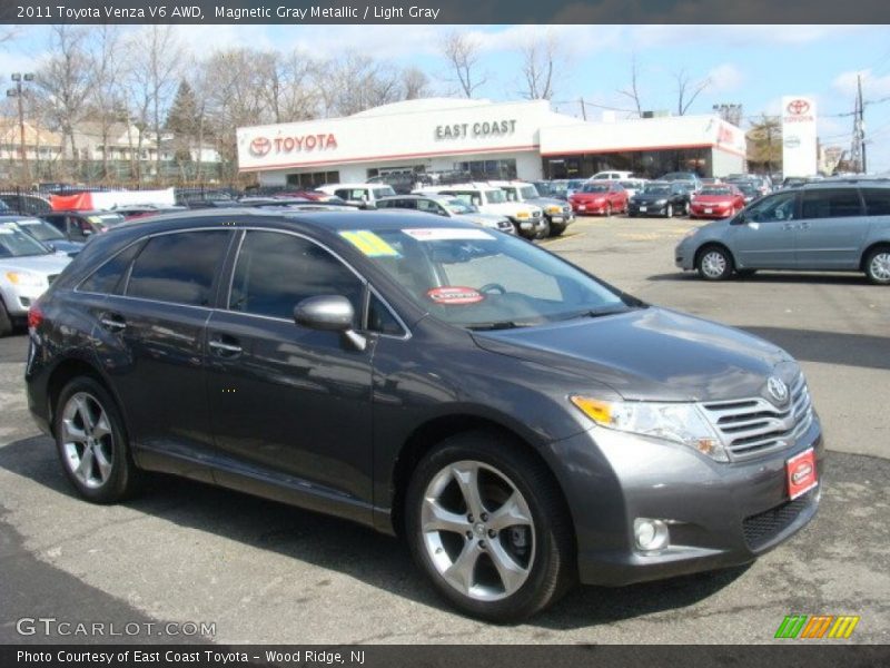 Magnetic Gray Metallic / Light Gray 2011 Toyota Venza V6 AWD