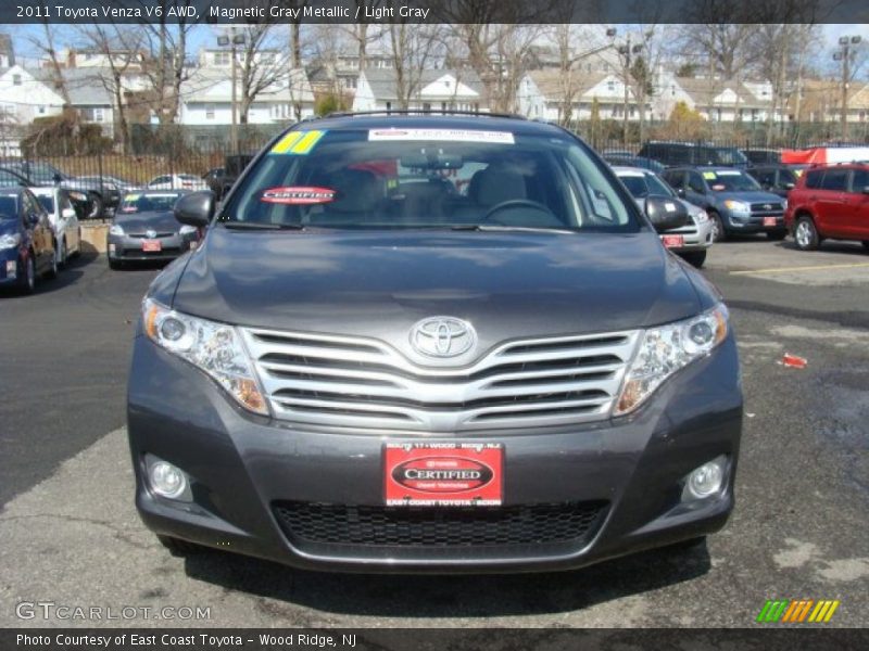 Magnetic Gray Metallic / Light Gray 2011 Toyota Venza V6 AWD
