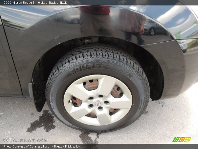 Wicked Black / Black 2009 Nissan Rogue S