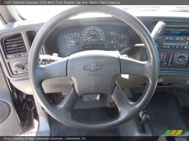 Black / Dark Charcoal 2006 Chevrolet Silverado 1500 Work Truck Regular Cab 4x4