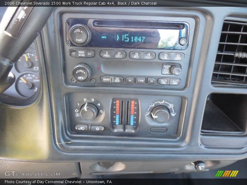 Black / Dark Charcoal 2006 Chevrolet Silverado 1500 Work Truck Regular Cab 4x4