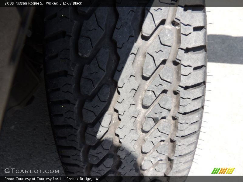 Wicked Black / Black 2009 Nissan Rogue S