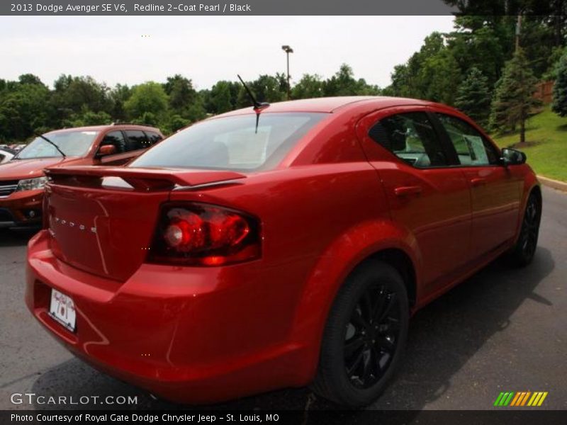 Redline 2-Coat Pearl / Black 2013 Dodge Avenger SE V6