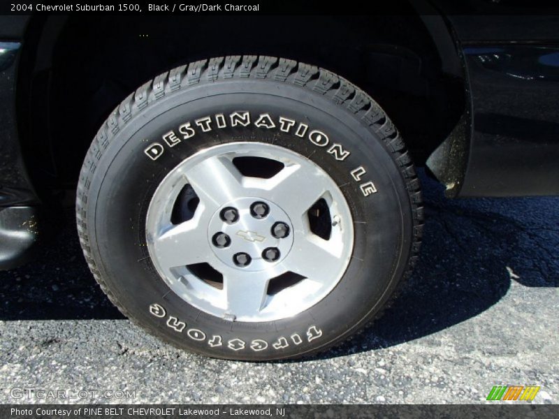 Black / Gray/Dark Charcoal 2004 Chevrolet Suburban 1500