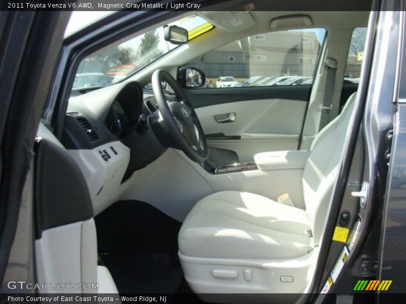Magnetic Gray Metallic / Light Gray 2011 Toyota Venza V6 AWD