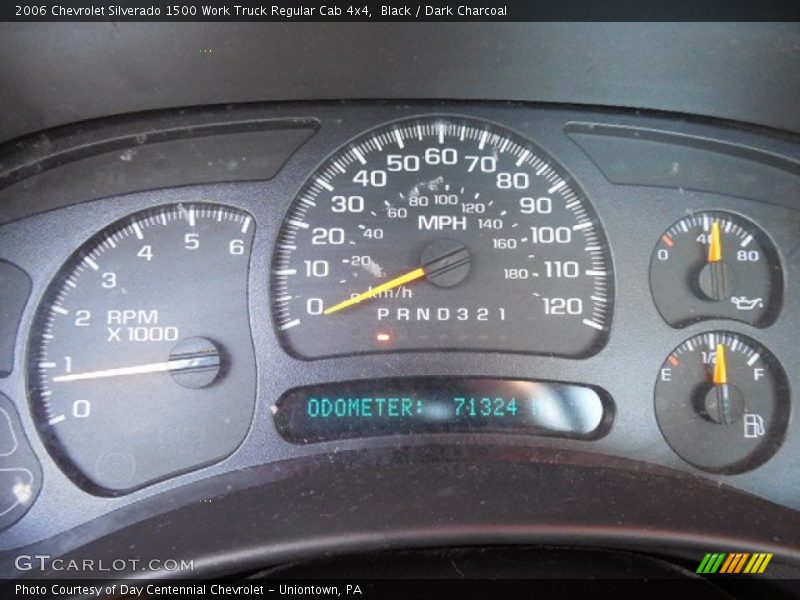 Black / Dark Charcoal 2006 Chevrolet Silverado 1500 Work Truck Regular Cab 4x4