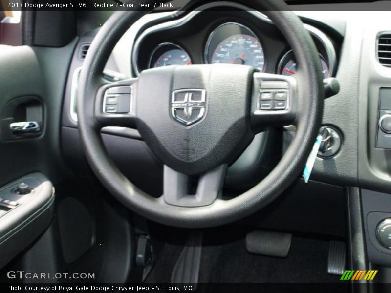 Redline 2-Coat Pearl / Black 2013 Dodge Avenger SE V6