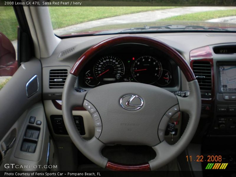 Salsa Red Pearl / Ivory 2008 Lexus GX 470