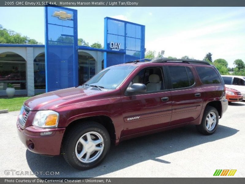 Monterey Maroon Metallic / Light Tan/Ebony 2005 GMC Envoy XL SLE 4x4