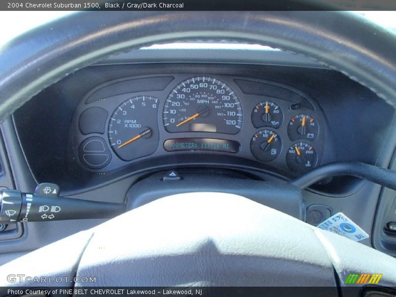 Black / Gray/Dark Charcoal 2004 Chevrolet Suburban 1500