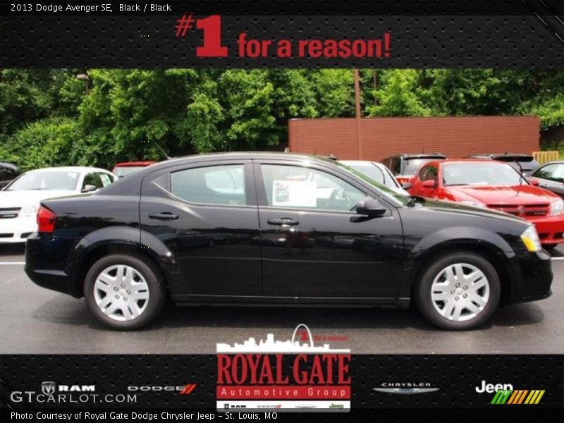 Black / Black 2013 Dodge Avenger SE