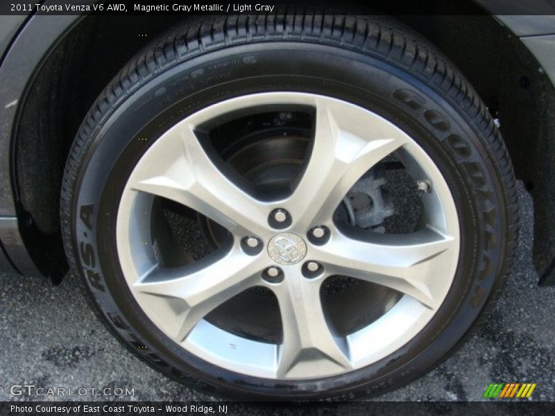 Magnetic Gray Metallic / Light Gray 2011 Toyota Venza V6 AWD