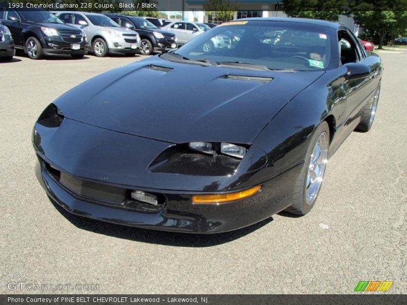 Black / Black 1993 Chevrolet Camaro Z28 Coupe
