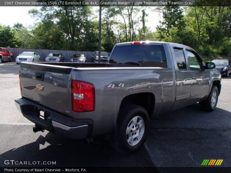 Graystone Metallic / Light Titanium/Dark Titanium Gray 2007 Chevrolet Silverado 1500 LTZ Extended Cab 4x4