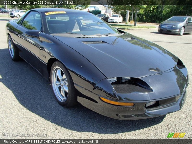 Black / Black 1993 Chevrolet Camaro Z28 Coupe
