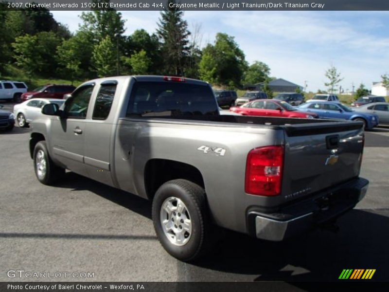 Graystone Metallic / Light Titanium/Dark Titanium Gray 2007 Chevrolet Silverado 1500 LTZ Extended Cab 4x4