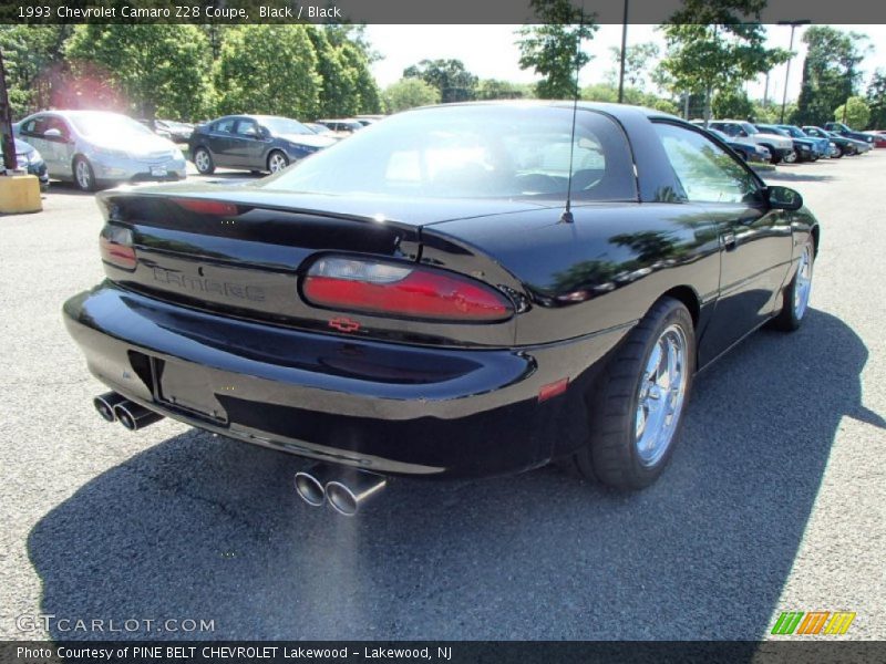 Black / Black 1993 Chevrolet Camaro Z28 Coupe