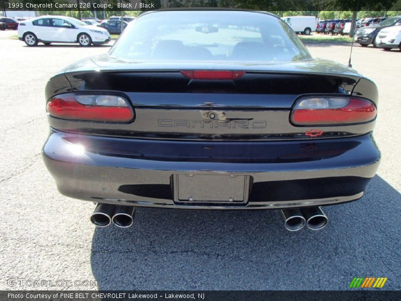 Black / Black 1993 Chevrolet Camaro Z28 Coupe