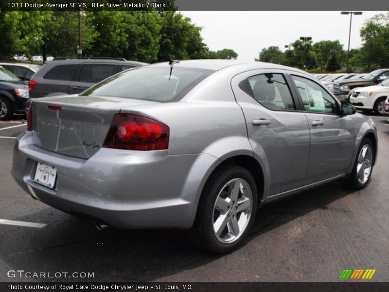 Billet Silver Metallic / Black 2013 Dodge Avenger SE V6