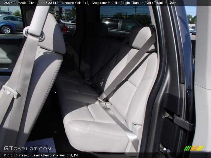 Graystone Metallic / Light Titanium/Dark Titanium Gray 2007 Chevrolet Silverado 1500 LTZ Extended Cab 4x4