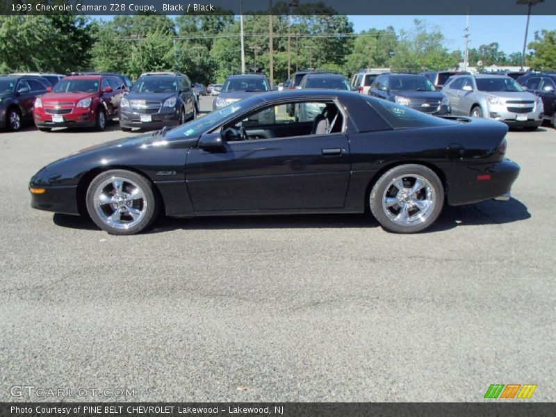 Black / Black 1993 Chevrolet Camaro Z28 Coupe