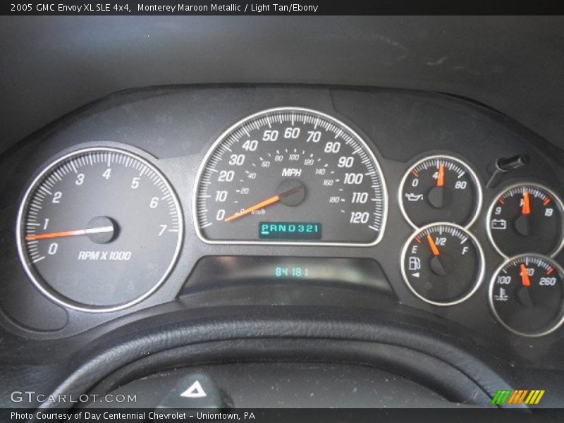 Monterey Maroon Metallic / Light Tan/Ebony 2005 GMC Envoy XL SLE 4x4