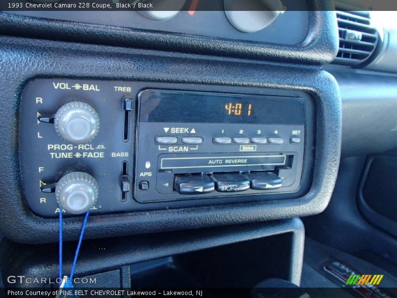 Audio System of 1993 Camaro Z28 Coupe