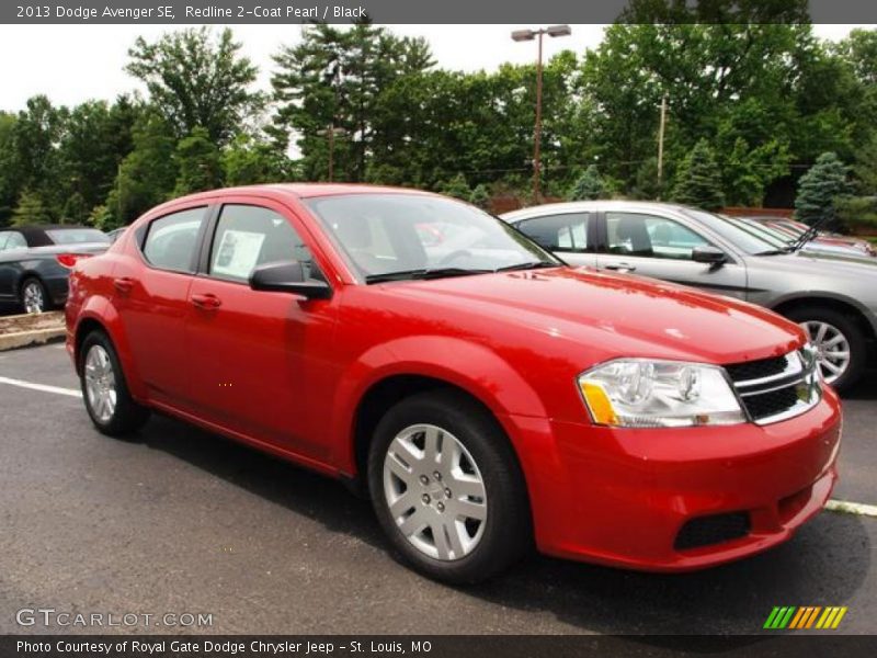 Redline 2-Coat Pearl / Black 2013 Dodge Avenger SE