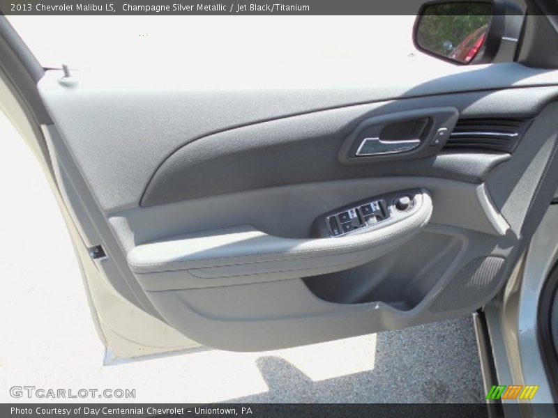 Champagne Silver Metallic / Jet Black/Titanium 2013 Chevrolet Malibu LS