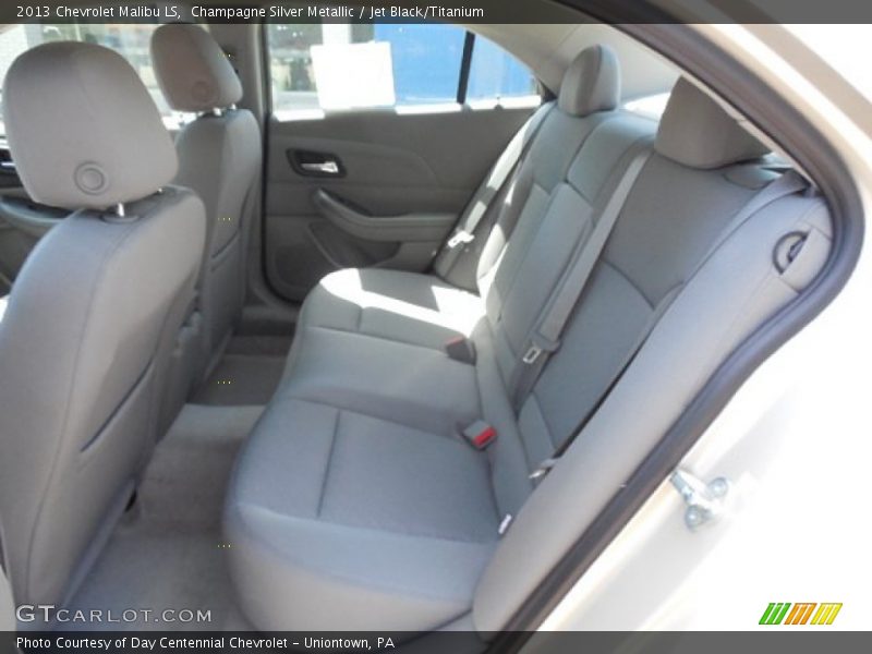 Champagne Silver Metallic / Jet Black/Titanium 2013 Chevrolet Malibu LS