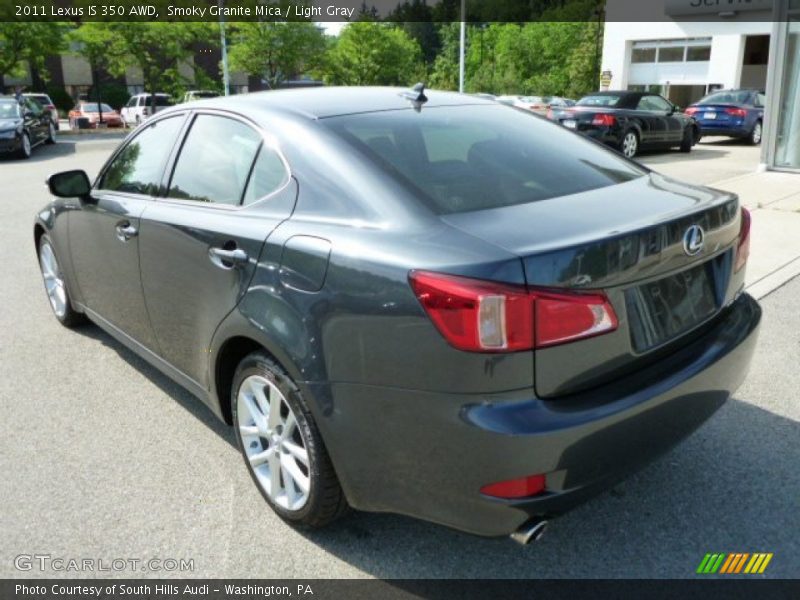 Smoky Granite Mica / Light Gray 2011 Lexus IS 350 AWD