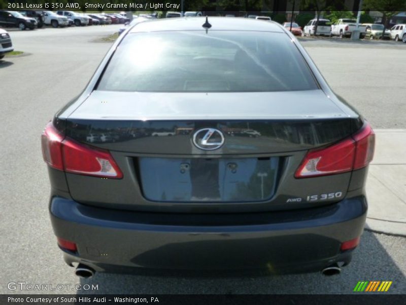 Smoky Granite Mica / Light Gray 2011 Lexus IS 350 AWD