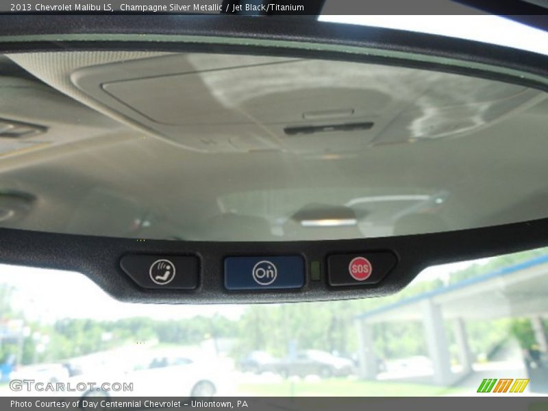 Champagne Silver Metallic / Jet Black/Titanium 2013 Chevrolet Malibu LS