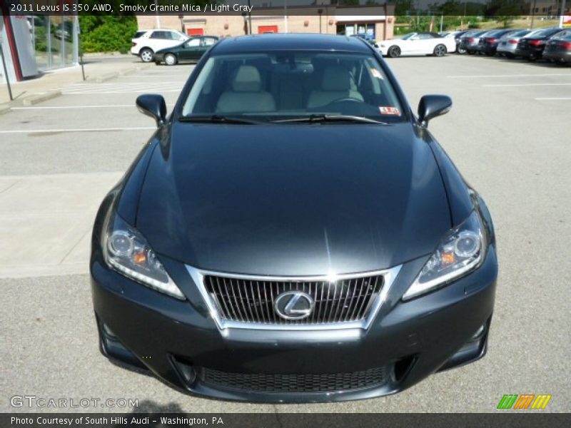 Smoky Granite Mica / Light Gray 2011 Lexus IS 350 AWD