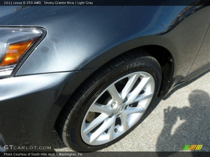 Smoky Granite Mica / Light Gray 2011 Lexus IS 350 AWD