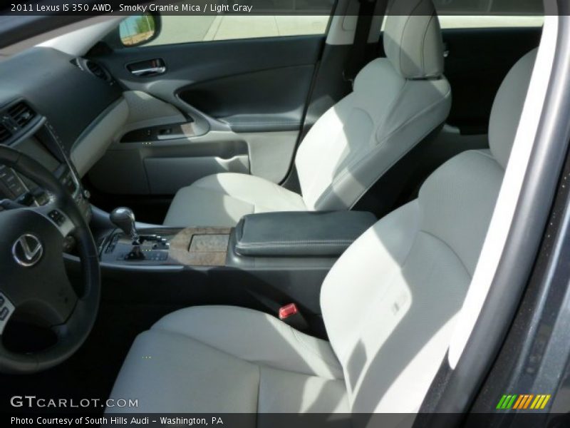 Smoky Granite Mica / Light Gray 2011 Lexus IS 350 AWD
