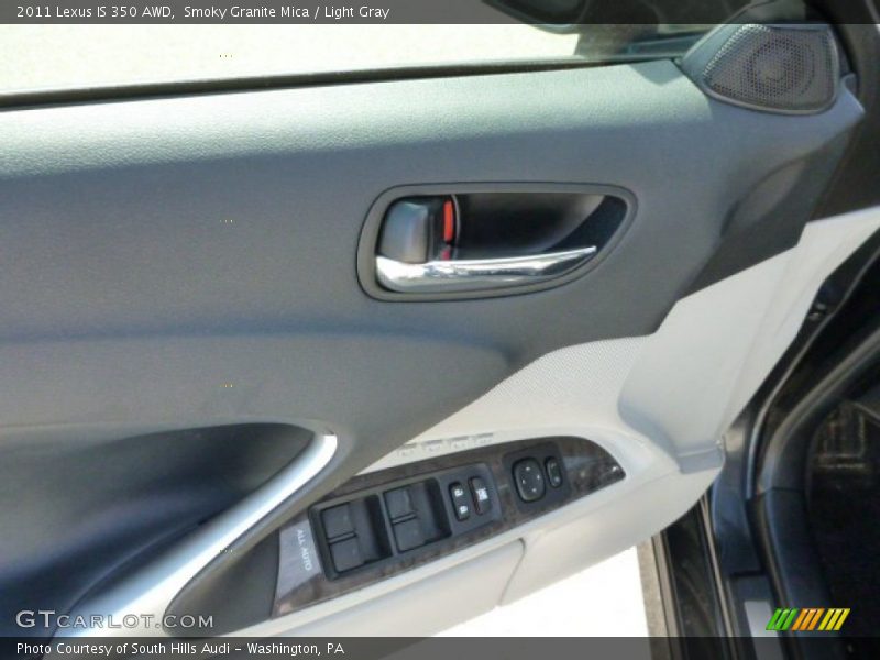 Smoky Granite Mica / Light Gray 2011 Lexus IS 350 AWD
