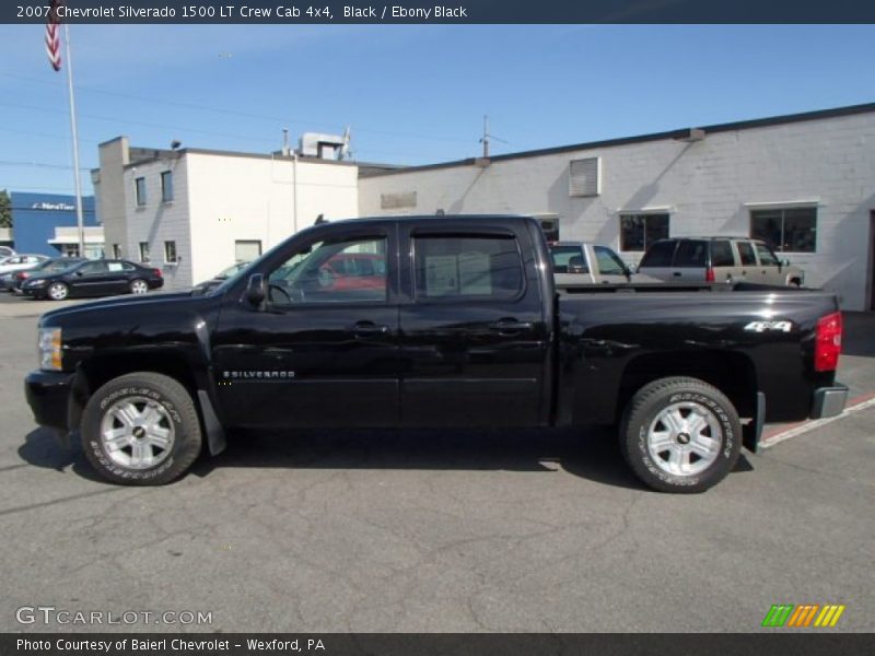 Black / Ebony Black 2007 Chevrolet Silverado 1500 LT Crew Cab 4x4