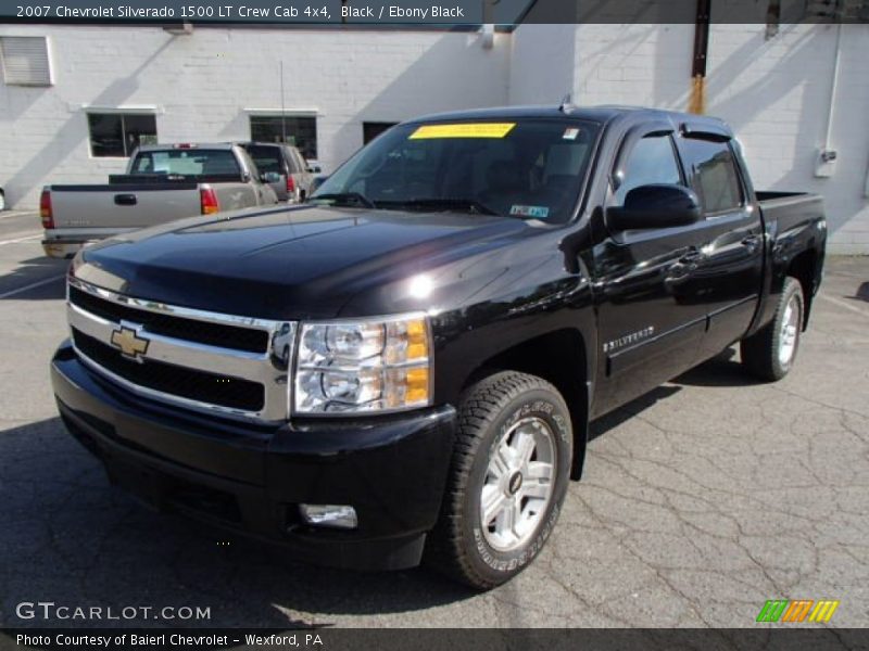 Black / Ebony Black 2007 Chevrolet Silverado 1500 LT Crew Cab 4x4