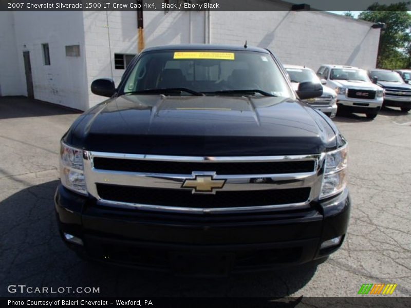 Black / Ebony Black 2007 Chevrolet Silverado 1500 LT Crew Cab 4x4