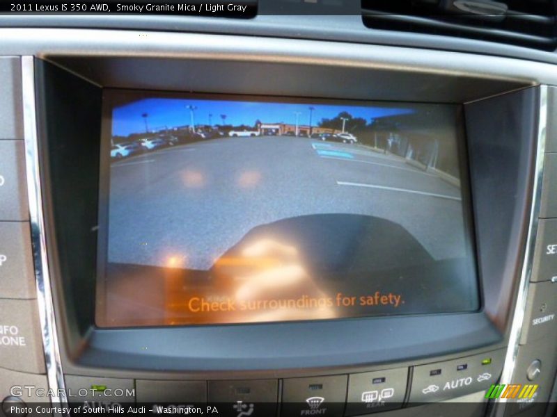 Smoky Granite Mica / Light Gray 2011 Lexus IS 350 AWD