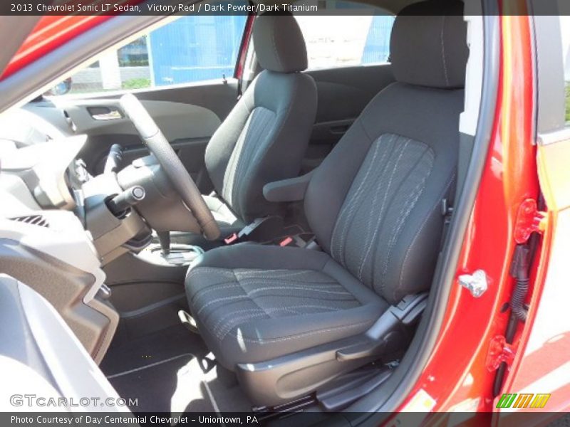 Victory Red / Dark Pewter/Dark Titanium 2013 Chevrolet Sonic LT Sedan
