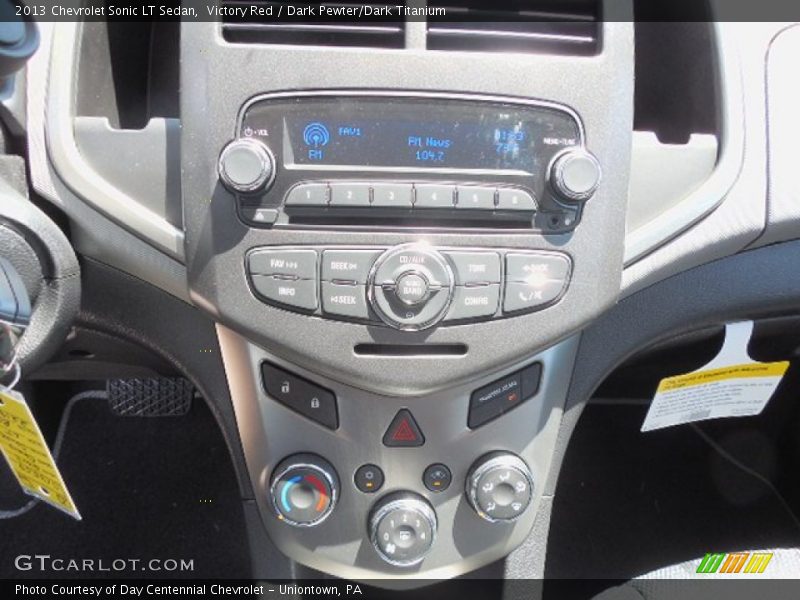Victory Red / Dark Pewter/Dark Titanium 2013 Chevrolet Sonic LT Sedan