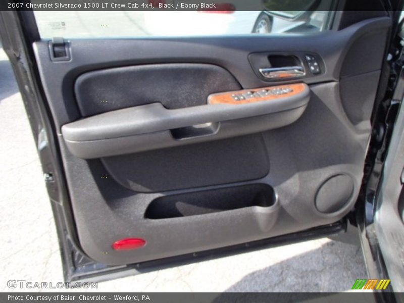Black / Ebony Black 2007 Chevrolet Silverado 1500 LT Crew Cab 4x4