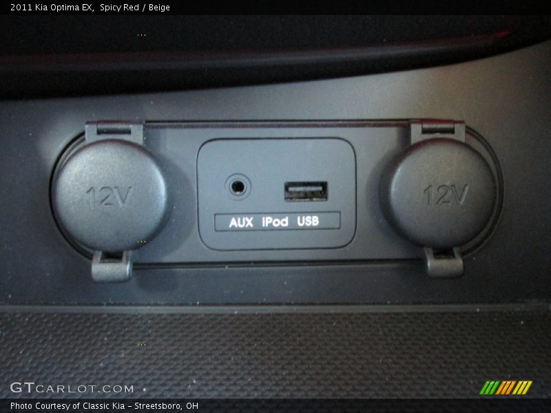 Spicy Red / Beige 2011 Kia Optima EX