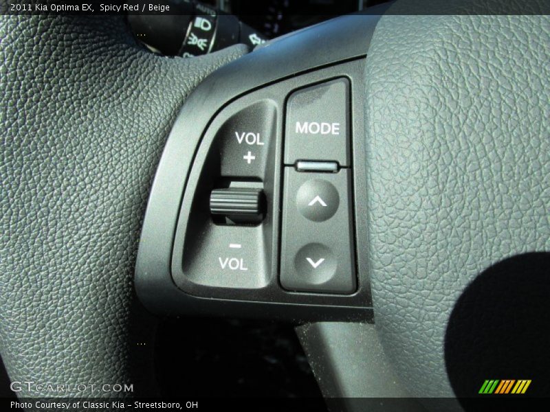 Spicy Red / Beige 2011 Kia Optima EX