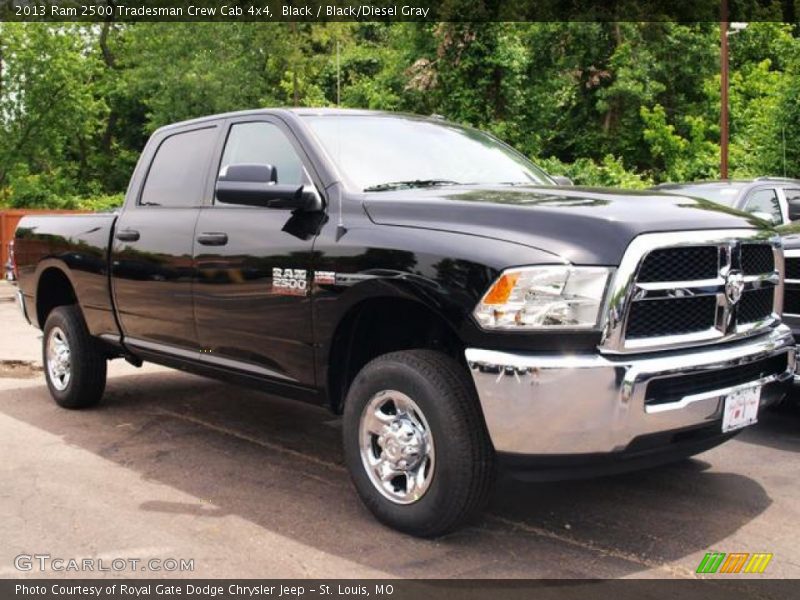 Black / Black/Diesel Gray 2013 Ram 2500 Tradesman Crew Cab 4x4