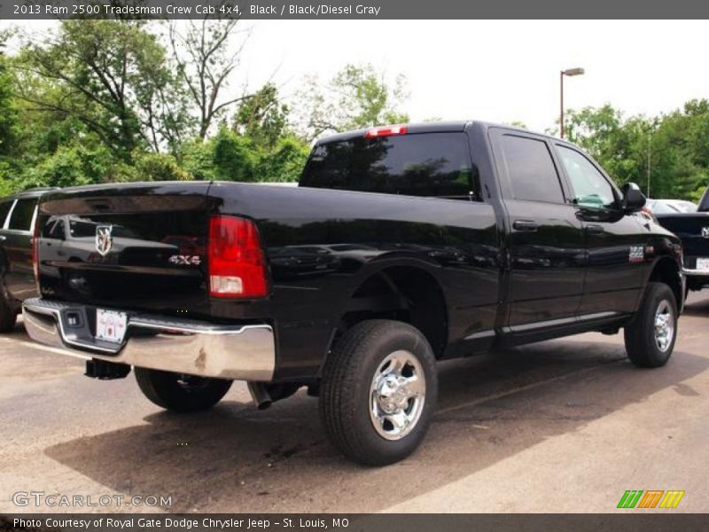 Black / Black/Diesel Gray 2013 Ram 2500 Tradesman Crew Cab 4x4